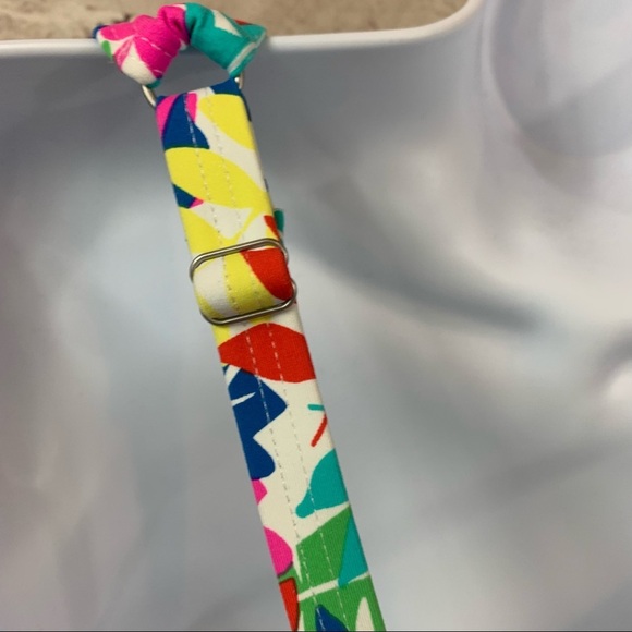 Lands’ End Leaf Print Tropical Tankini Swim Top - Picture 5 of 10